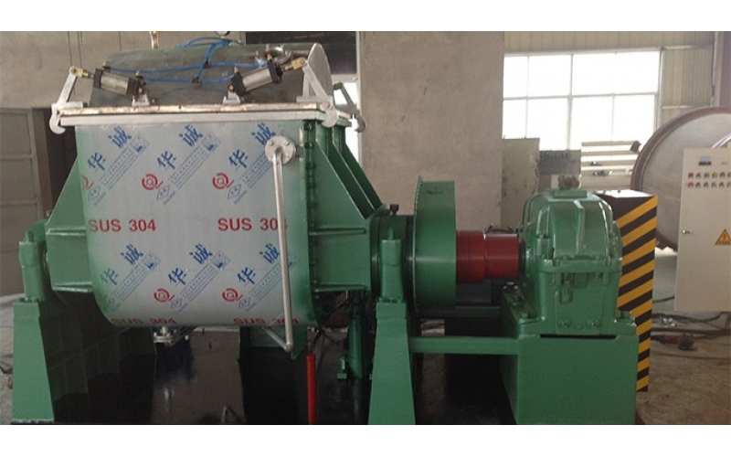 Manufacturing process of kneading machine